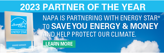 Learn more about NAPA's ENERGY STAR partnership and 2023 Partner of the Year award